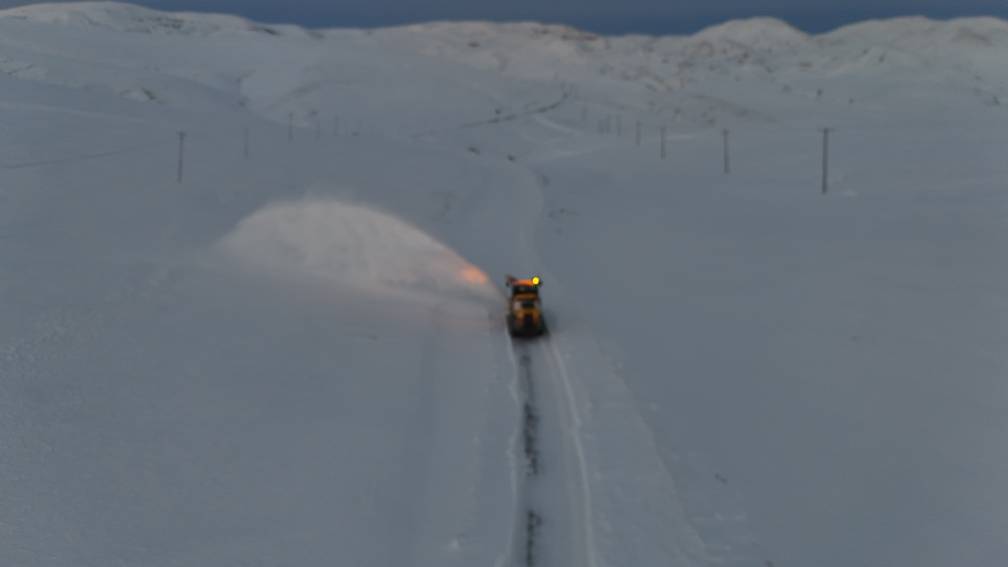 بارش برف ۵۰ سانتی‌متری در هشترود آذربایجان‌شرقی